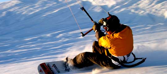 Snowkiting